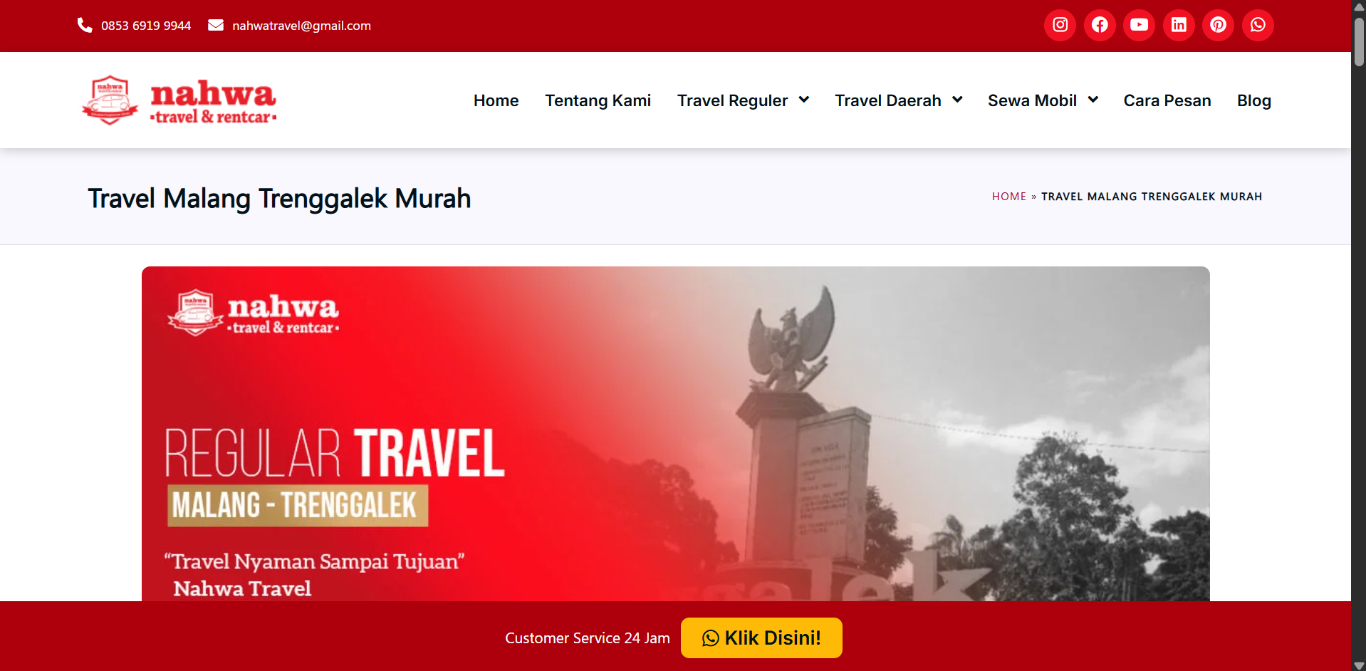 Nikmati Perjalanan Lancar dari Malang ke Trenggalek dengan Fasilitas Lengkap