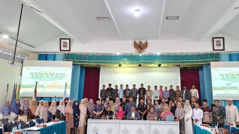 Tingkatkan Mutu SDM, Pimpinan IDAQU Payakumbuh Hadiri Sosialisasi Kenaikan Jabatan Akademik Kopertais Wilayah VI
